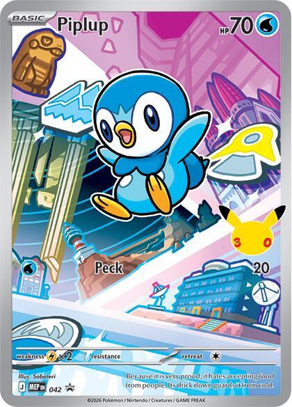 Piplup Holo Promo ME: Mega Evolution Promo 042 NM