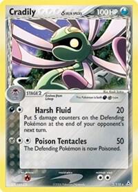 Front of Cradily (Delta Species) 2/110 Holo Rare Pokémon card from EX Holon Phantoms