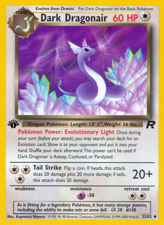 Dark Dragonair Unlimited Uncommon Team Rocket 33/82 NM