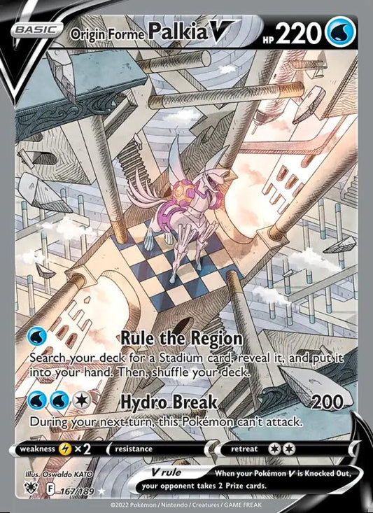 Image of Origin Forme Palkia V Astral Radiance (ASR) #167