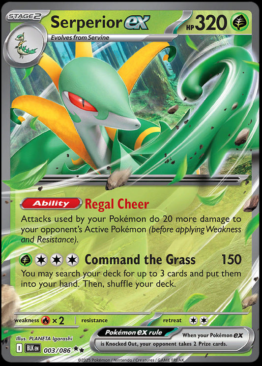 Image of Serperior ex Black Bolt (BLK) #3