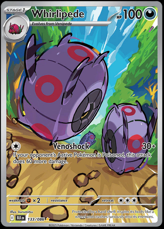 Image of Whirlipede Black Bolt (BLK) #133