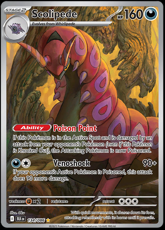 Image of Scolipede Black Bolt (BLK) #134