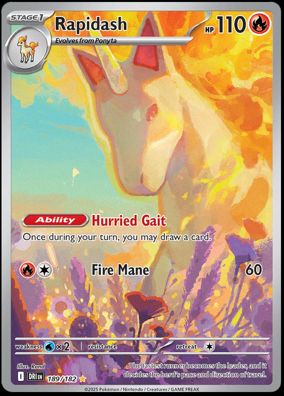 Image of Rapidash Destined Rivals (DRI) #189