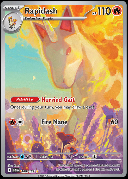 Image of Rapidash Destined Rivals (DRI) #189