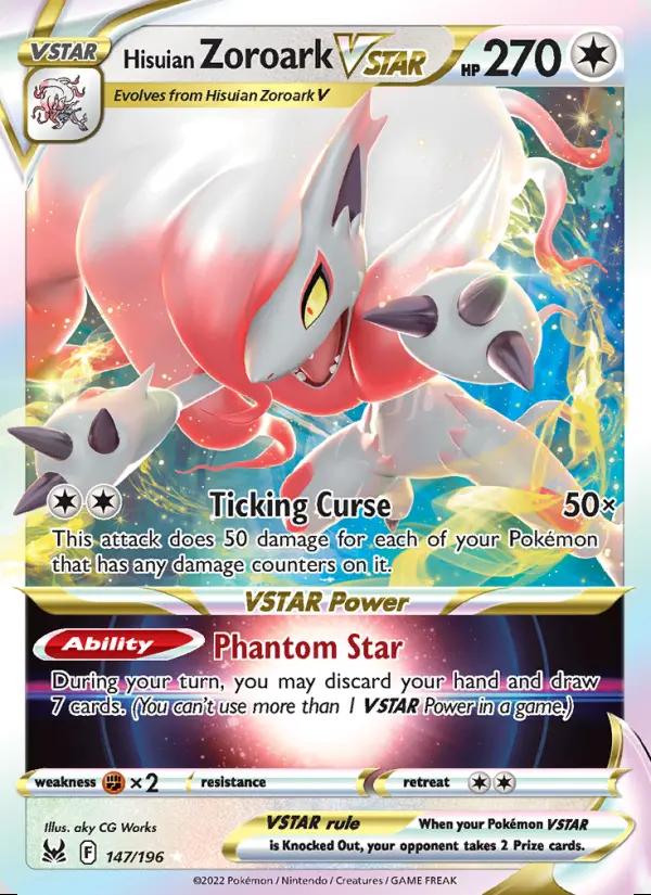 Image of Hisuian Zoroark VSTAR Lost Origin (LOR) #147