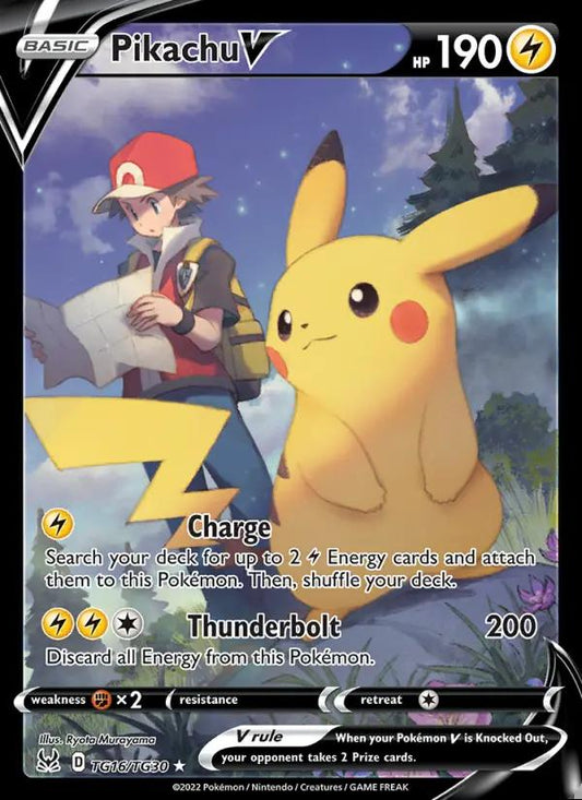Image of Pikachu V Lost Origin (LOR) #TG16