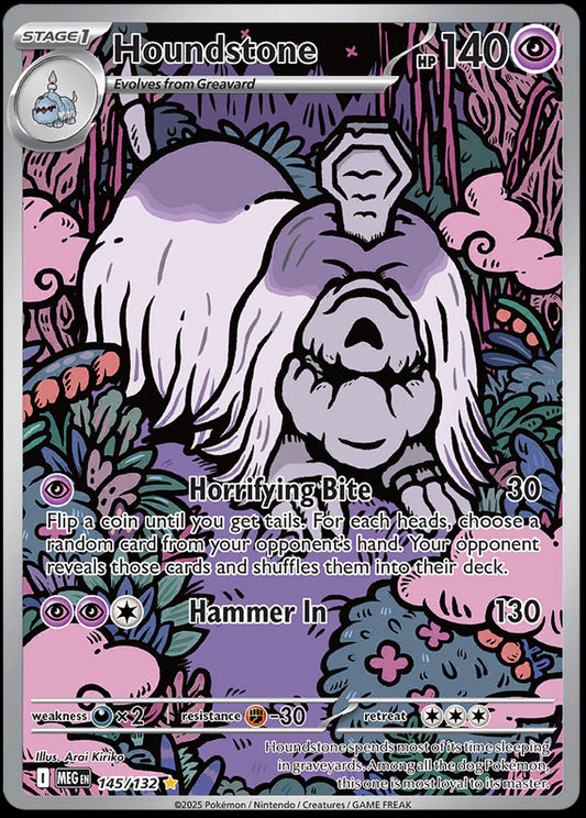 Image of Houndstone Mega Evoloution (MEG) #145