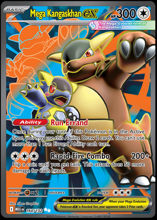 Image of Mega Kangaskhan ex Mega Evoloution (MEG) #164