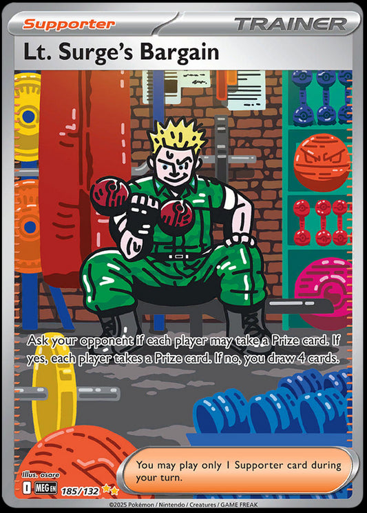 Image of Lt. Surges Bargain Mega Evoloution (MEG) #185