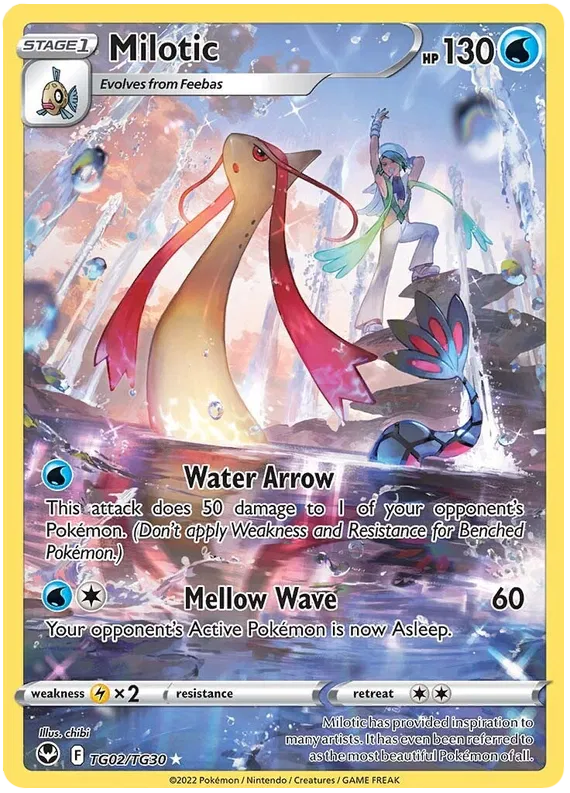 Milotic R TG02/TG30 Silver Tempest - Trainer Gallery