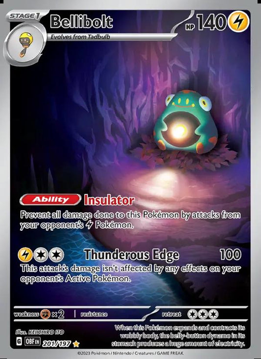 Image of Bellibolt Obsidian Flames (OBF) #201