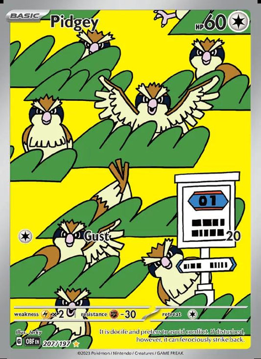 Image of Pidgey Obsidian Flames (OBF) #207