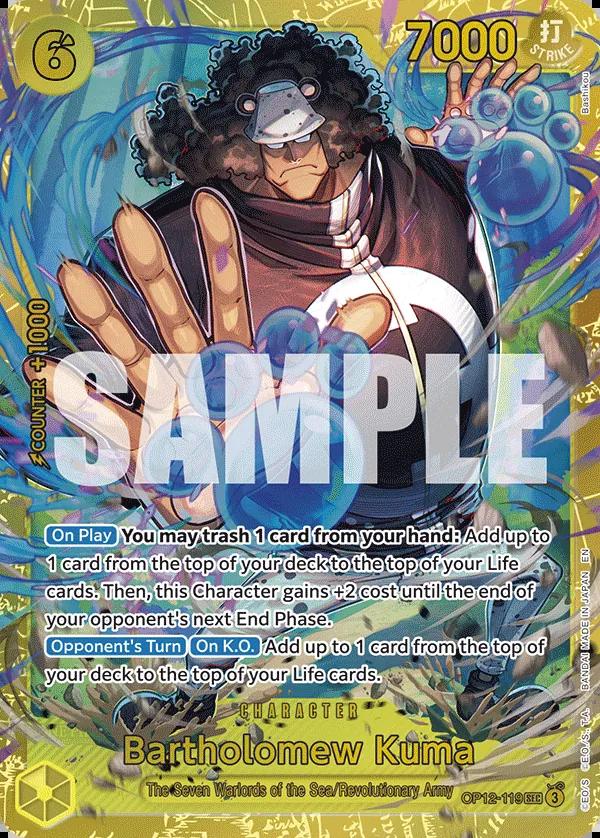 Image of Bartholomew Kuma Legacy of the Master OP12-119