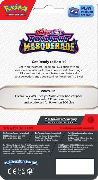 Pokémon TCG - Twilight Masquerade Checklane Blister