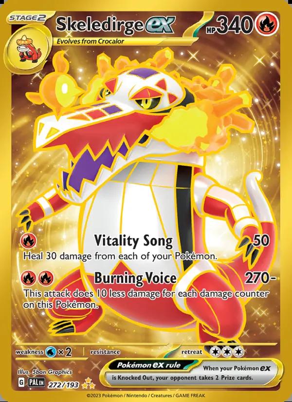 Image of Skeledirge ex Paldea Evolved (PAL) #272