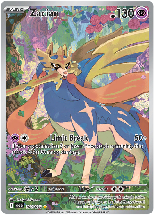 Image of Zacian Phantasmal Flames (PFL) #100