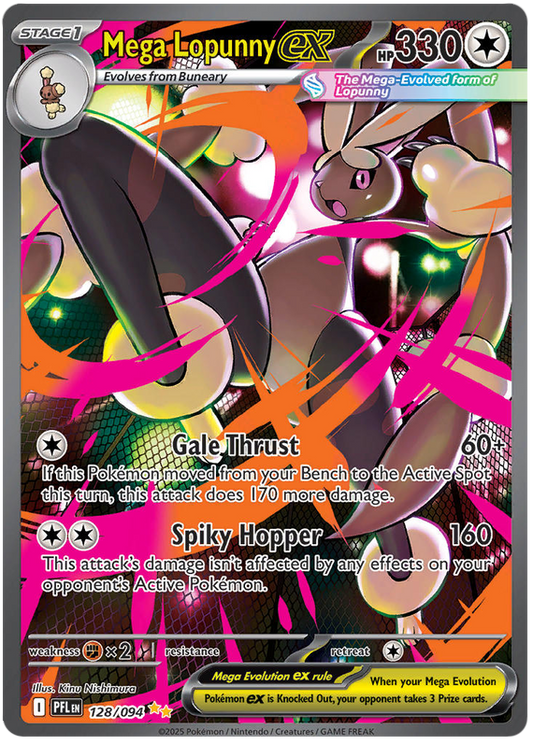 Image of Mega Lopunny ex Phantasmal Flames (PFL) #128