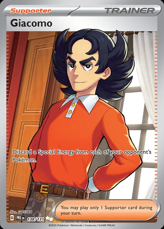 Image of Giacomo Prismatic Evolutions (PRE) #138
