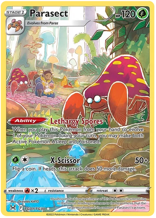 Parasect R TG01/TG30 Lost Origins - Trainer Gallery