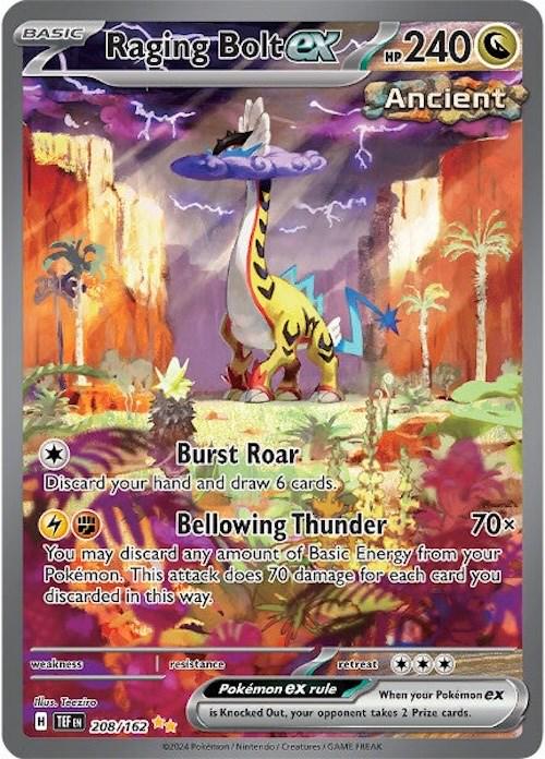 Raging Bolt(208/162) Special Illustration Rare TEF Temporal Forces