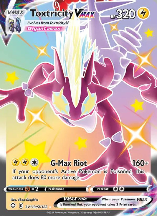 Image of Toxtricity VMAX Shining Fates (SHF) #SV113