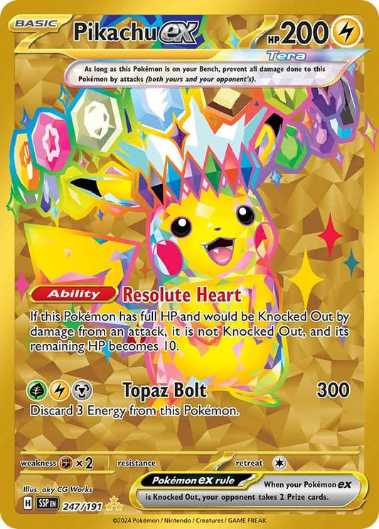 Image of Pikachu ex Surging Sparks (SSP) #247