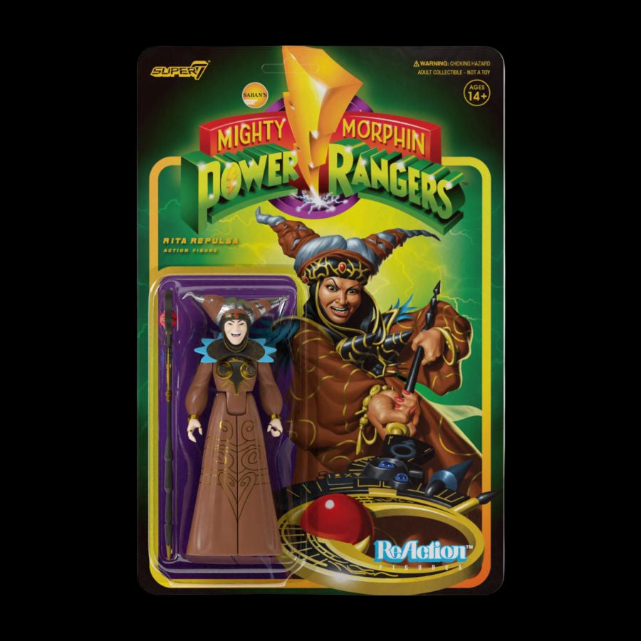 Power Rangers - Rita Repulsa ReAction 3.75" Action Figure
