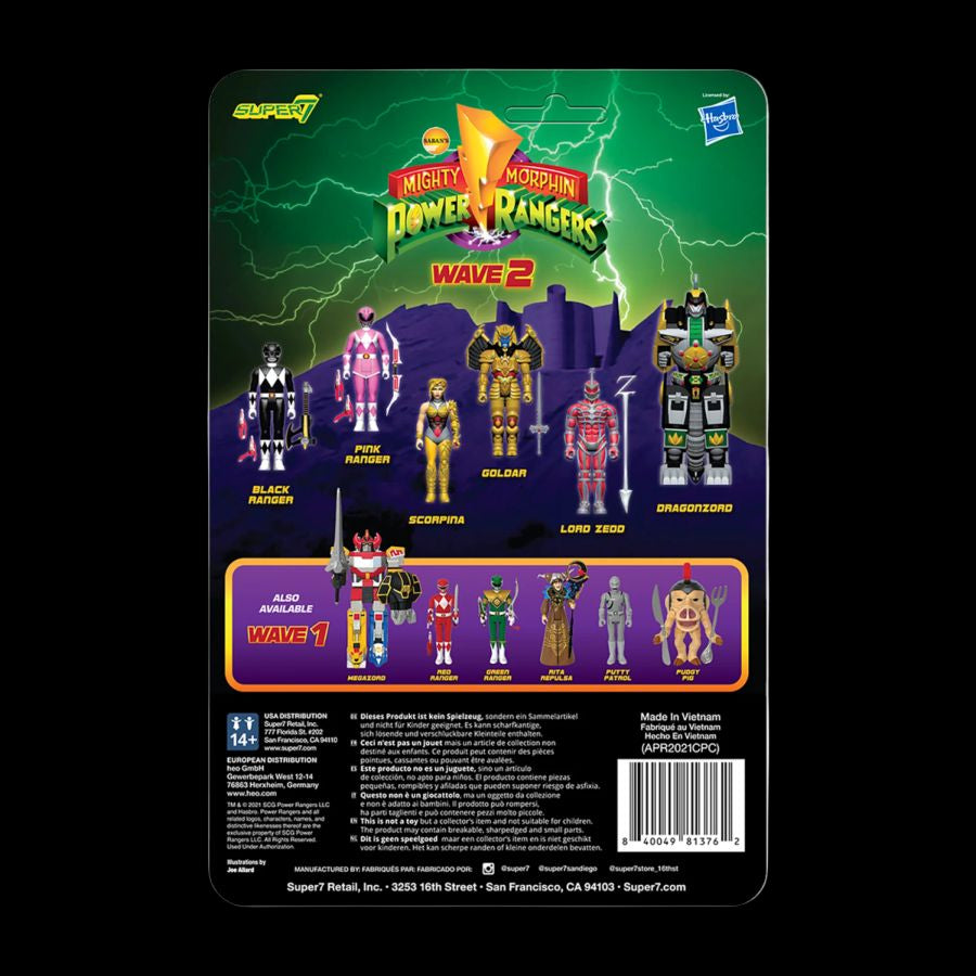 Power Rangers - Lord Zedd ReAction 3.75" Action Figure