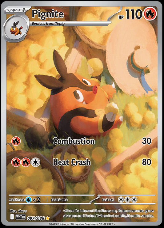 Image of Pignite White Flare (WHT) #97