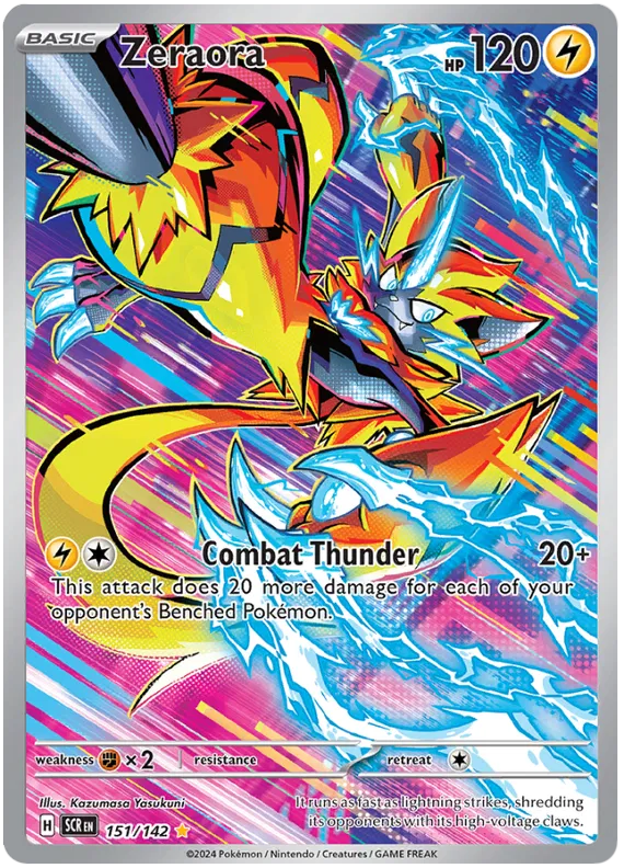 Zeraora Illustration Rare 151/142 Stellar Crown