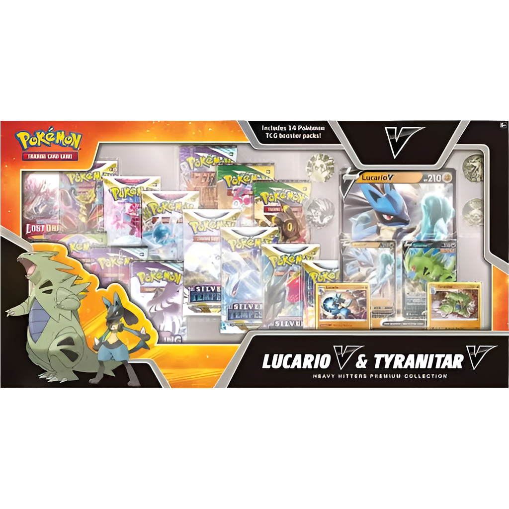 Pokémon TCG - Lucario V & Tyranitar V heavy Hitters Collection