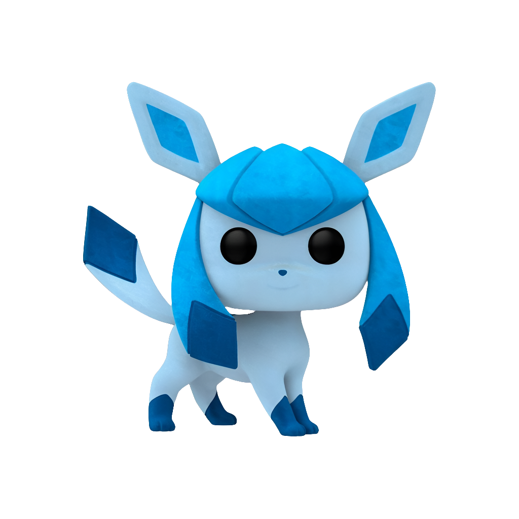 Pokemon - Glaceon US Exclusive Flocked Pop! Vinyl [RS]