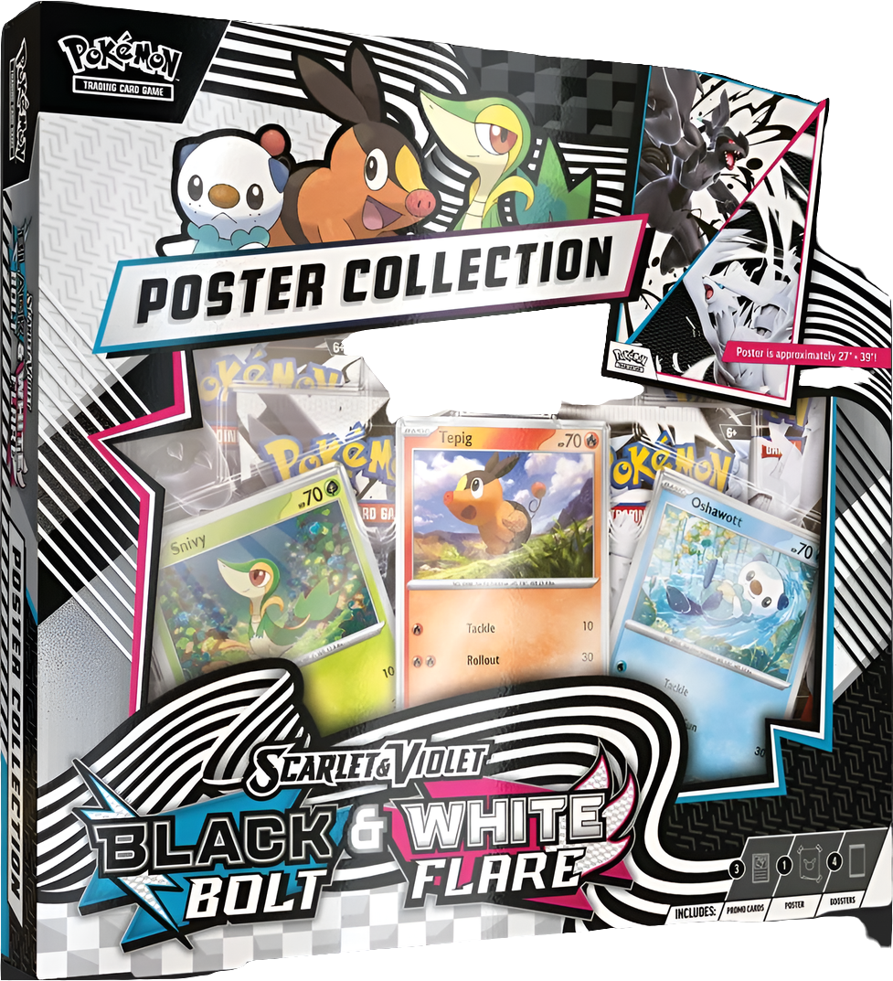 Pokémon TCG - Black Bolt and White Flare Poster Collection