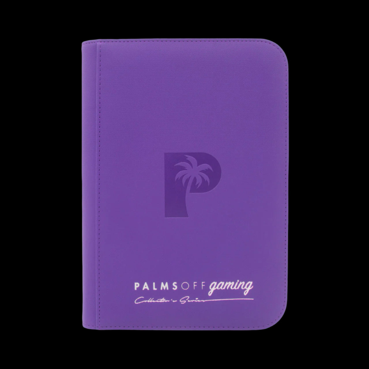 Palms Off Gaming -Collector's Series 4 Pocket Zip Trading Card Binder - PURPLE