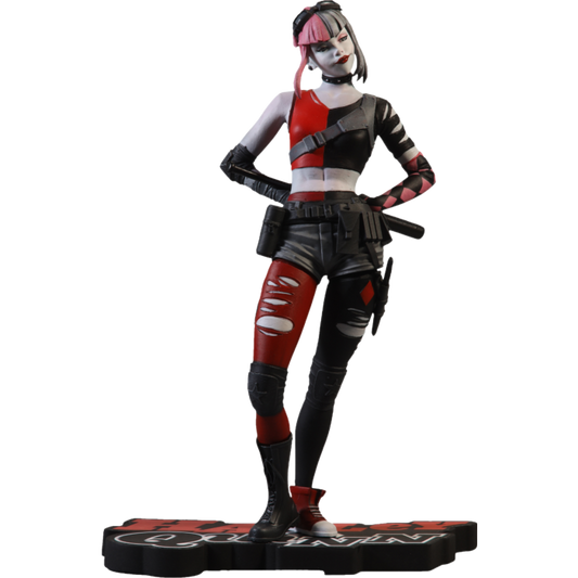 Batman - Harley Quinn Red, White & Black by Simone Di Mio 1/10th Scale Statue