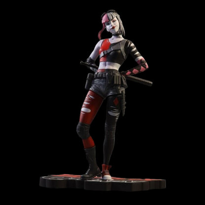 Batman - Harley Quinn Red, White & Black by Simone Di Mio 1/10th Scale Statue