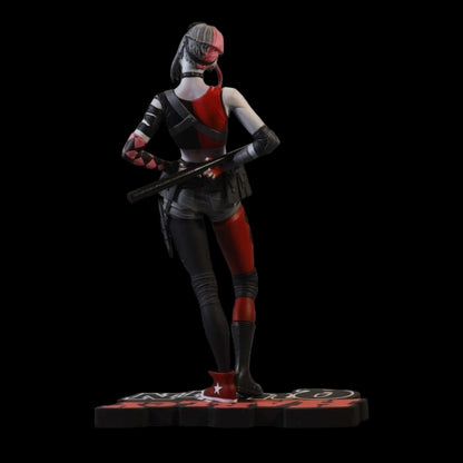 Batman - Harley Quinn Red, White & Black by Simone Di Mio 1/10th Scale Statue