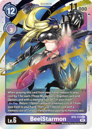 PSA 8 Beelstarmon (BT6-112) Double Diamond