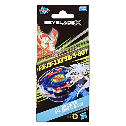 Beyblade X Booster Single Top -  Dranzer Spiral 3-80T (Over Pack Van Cortlandt)