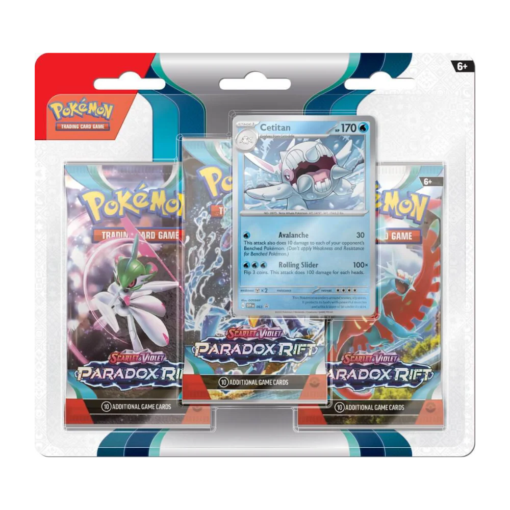 Pokémon TCG - Paradox Rift 3-Pack Blister
