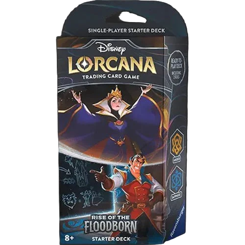 Disney Lorcana Trading Card Game - Rise Of The Floodborn - Starter Deck - Set 2