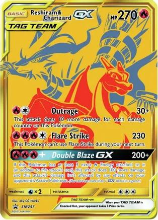 Reshiram and Charizard GX (SM247) Promo SMP Sun and Moon Promos