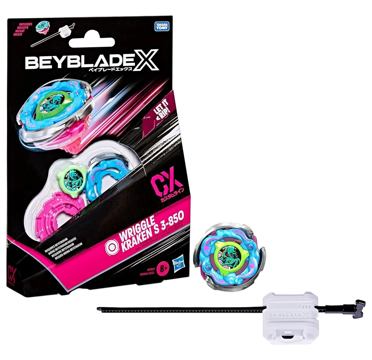 Beyblade X Wriggle Kraken S 3-850 Starter Pack