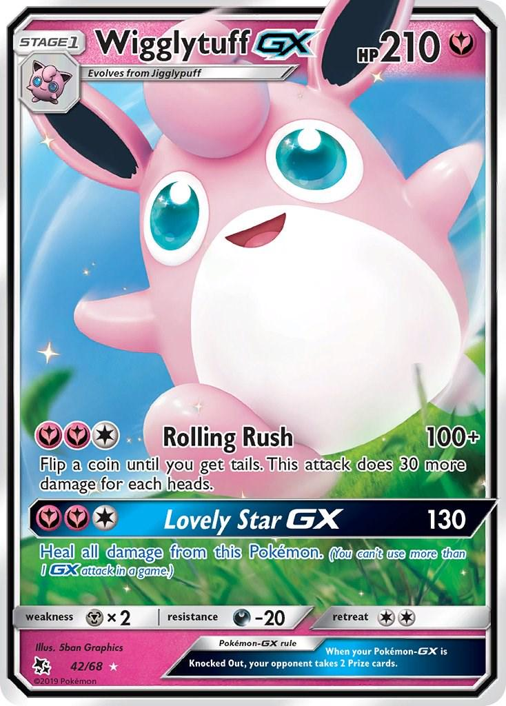 Wigglytuff GX (42/68) Rare Hidden Fates