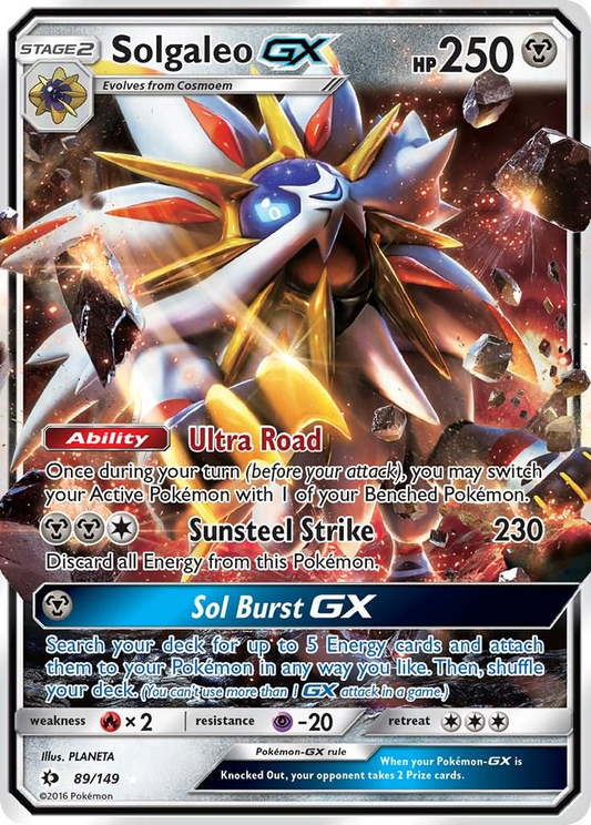 Solgaleo GX (89/149) Rare Sun & Moon
