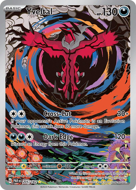 Yveltal (205/182) Illustration Rare PAR Paradox Rift