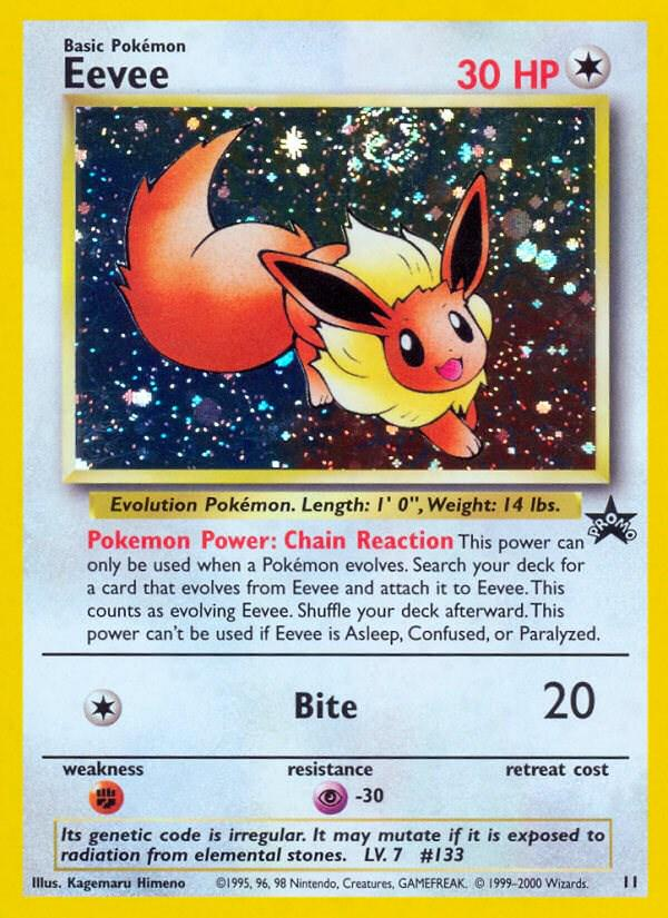 Eevee Promo (11) Black Star Promo