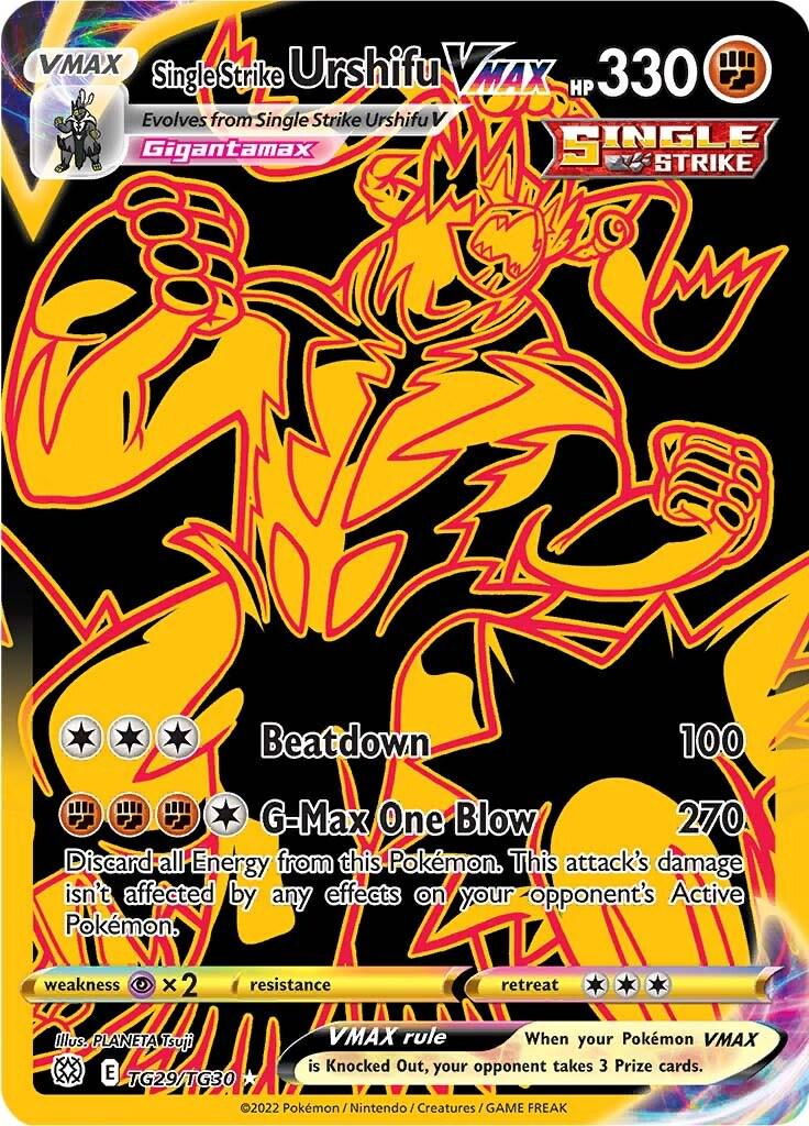 Single Strike Urshifu VMAX (TG29/TG30) Brilliant Stars