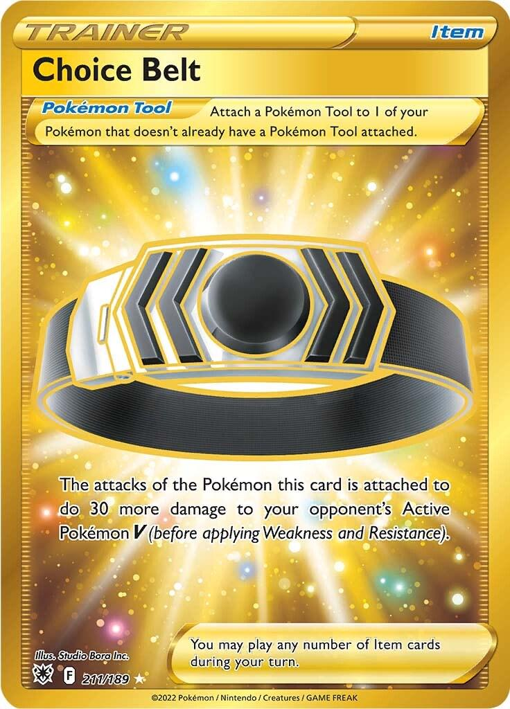 Choice Belt (211/189) Secret Rare Astral Radiance